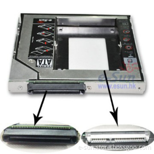 Lower Price 12.7mm IDE to SATA 2nd HDD Hard Drive Caddy For HP